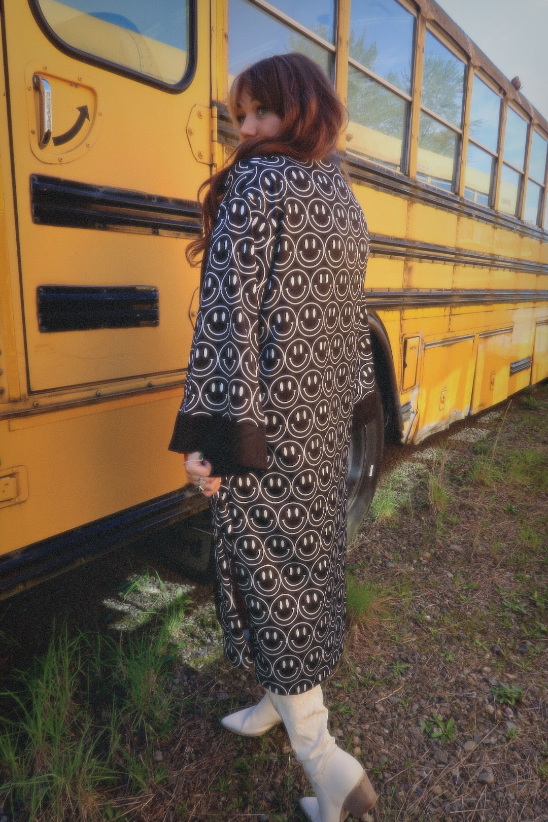 Main Character Smiley Kimono