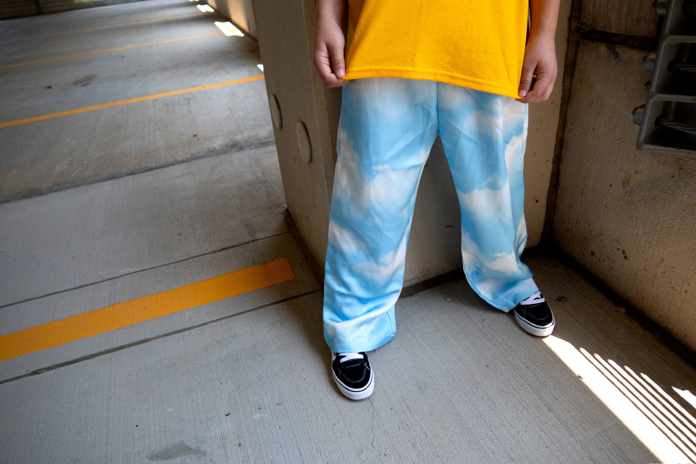 The Cloud Nine Satin Trousers - Kid Ave
