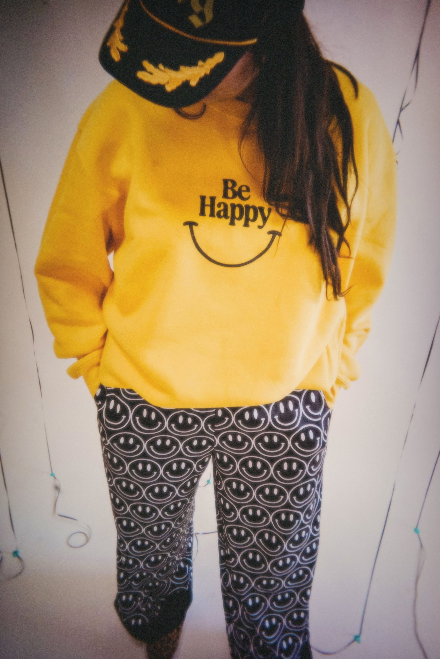 Main Character Smiley Wide-Leg Satin Trouser  **RESTOCKED**