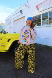 Zebra Luxe Trousers **RESTOCKED**