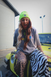 Half & Half Cropped Pants - ANIMAL STYLE **RESTOCKED**
