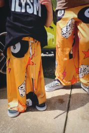 She's So Lucky Satin Trousers - Kid Ave **RESTOCKED**